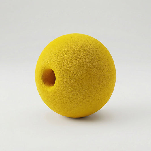 Bola de Neopreno Amarillo Bandera / Bola Lisa