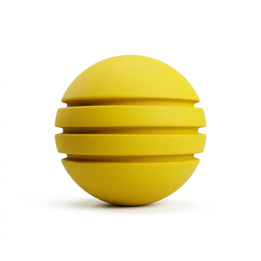 Bola de Neopreno Amarillo Bandera Rayada