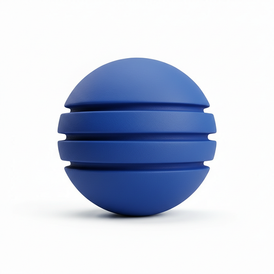 Bola de Neopreno Azul Pitufo Rayada