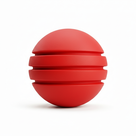 Bola de Neopreno Rojo Rayada