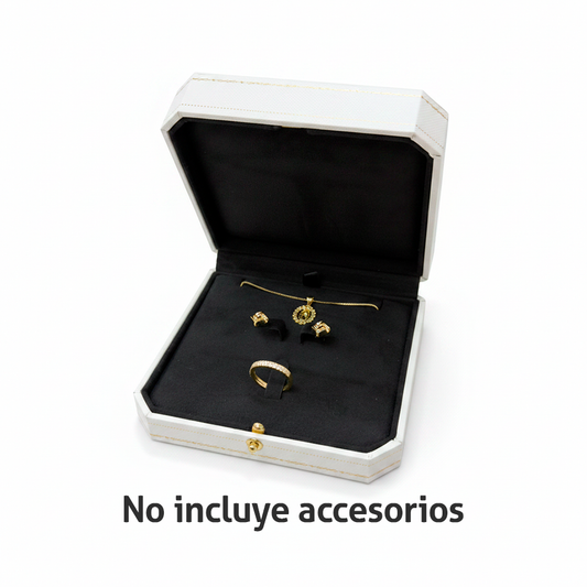 Estuche De Lujo Mediano CT Blanco Para Juego N054