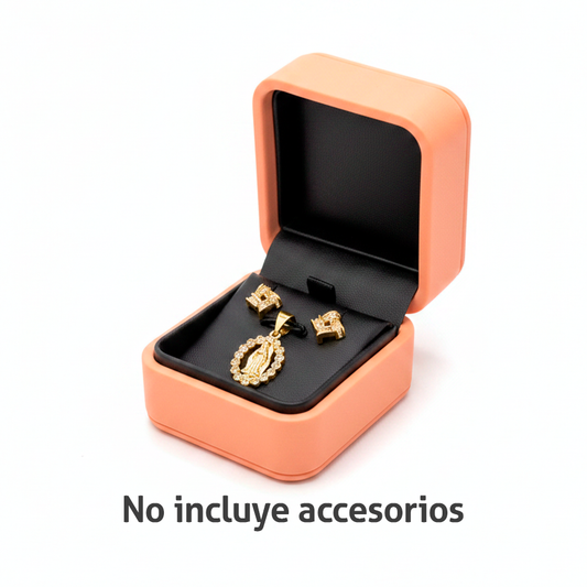 Estuche Dije y Topos Naranja N020
