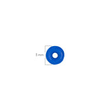 Oring Pequeño Por Unidad Azul Pitufo Grueso