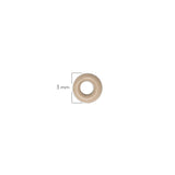 Oring Pequeño Por Unidad Beige Oscuro Grueso