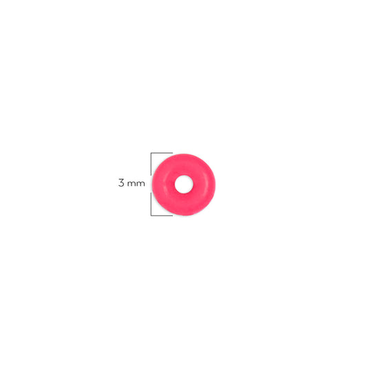 Oring Pequeño Por Unidad Fucsia Grueso