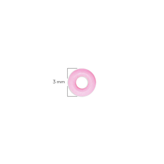 Oring Pequeño Por Unidad Rosado Bebé Grueso