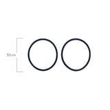 Oring Por Par Delgado Azul Tommy