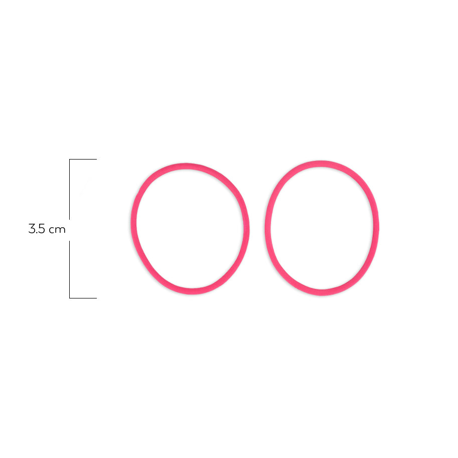 Oring Por Par Delgado Fucsia
