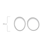 Oring Por Par Delgado Gris