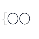 Oring Por Par Delgado Azul Tommy