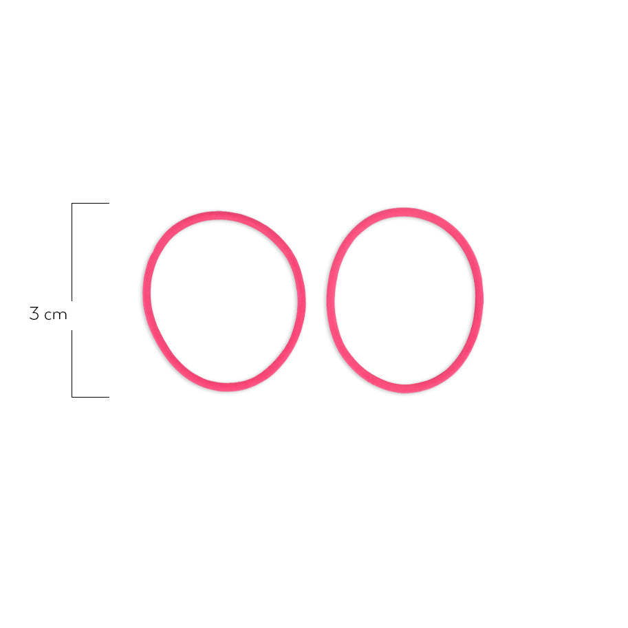 Oring Por Par Delgado Fucsia