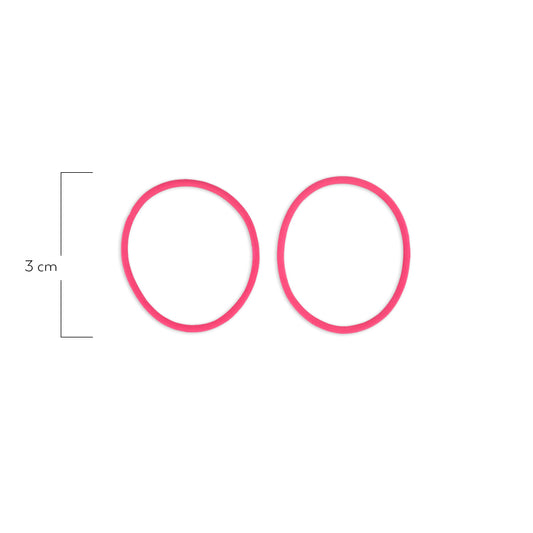 Oring Por Par Delgado Fucsia
