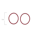 Oring Por Par Delgado Rojo