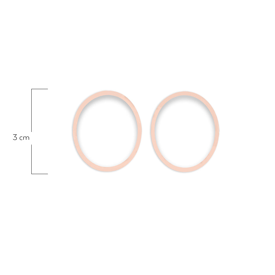 Oring Por Par Grueso Mandarina