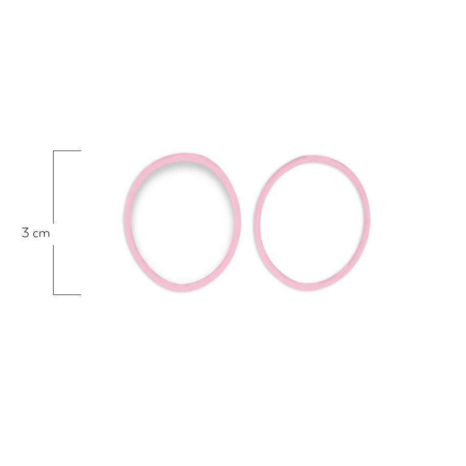 Oring Por Par Grueso Rosado Bebé