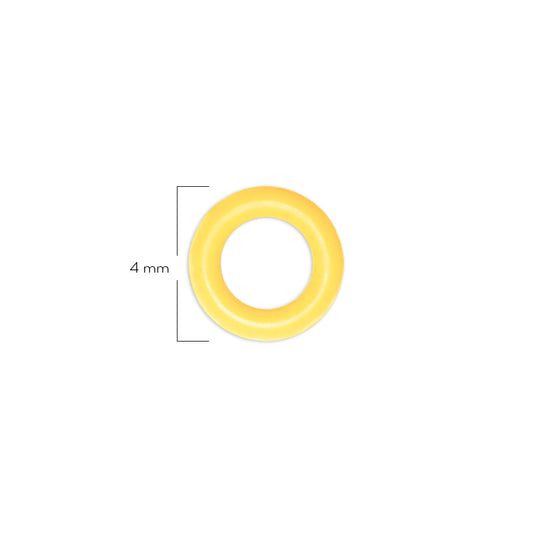 Oring Pequeño Por Unidad Amarillo Delgado