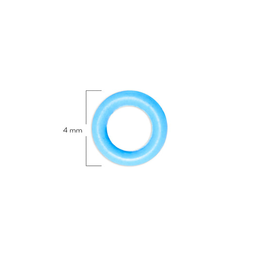 Oring Pequeño Por Unidad Azul Cielo Delgado