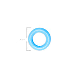 Oring Pequeño Por Unidad Azul Cielo Delgado