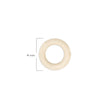 Oring Pequeño Por Unidad Beige Claro Delgado