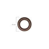 Oring Pequeño Por Unidad Café Delgado