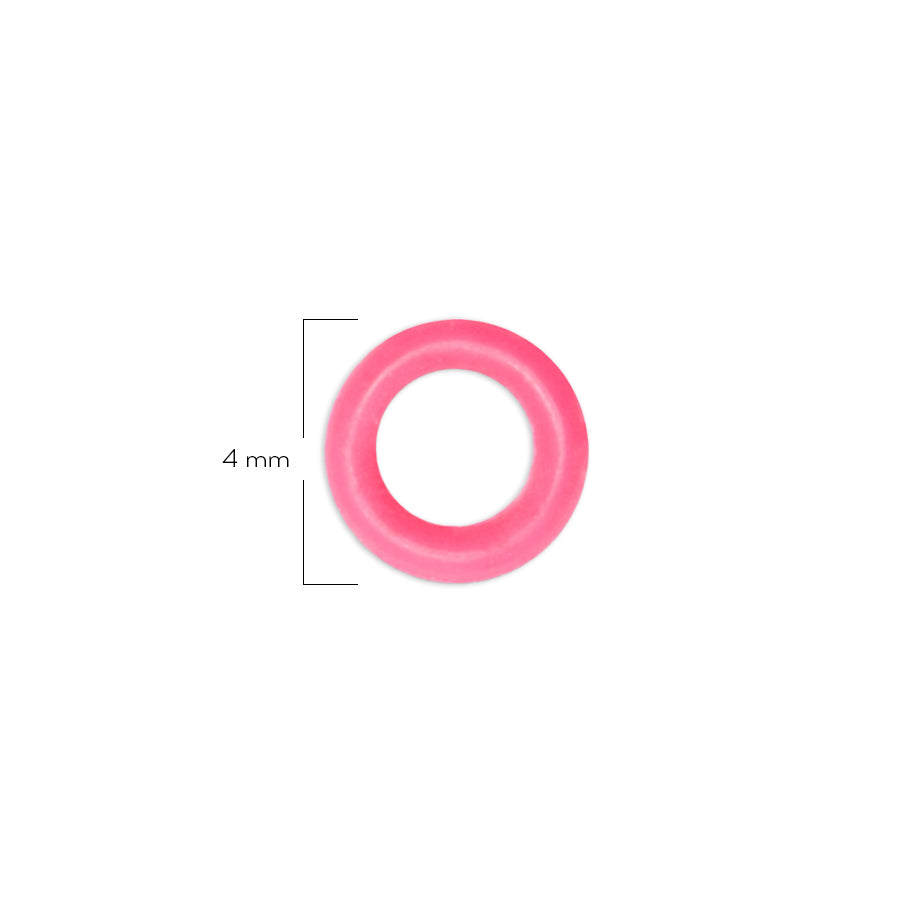 Oring Pequeño Por Unidad Fucsia Delgado
