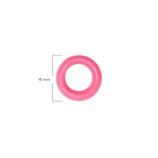 Oring Pequeño Por Unidad Fucsia Delgado