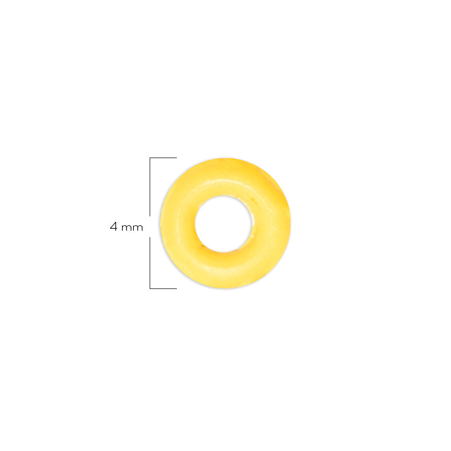 Oring Pequeño Por Unidad Amarillo Grueso