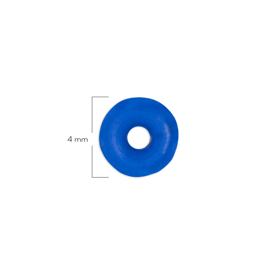 Oring Pequeño Por Unidad Azul Pitufo Grueso