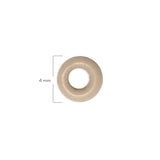Oring Pequeño Por Unidad Beige Oscuro Grueso