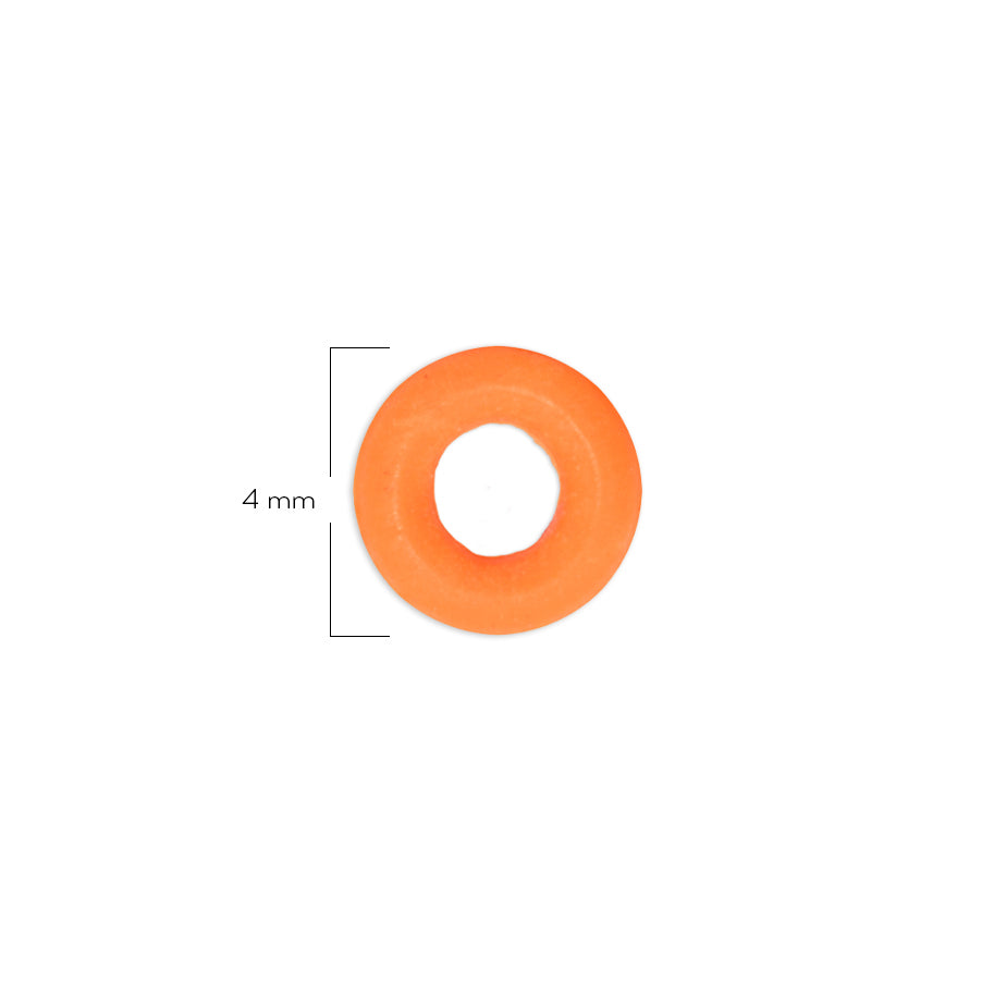 Oring Pequeño Por Unidad Naranja Grueso