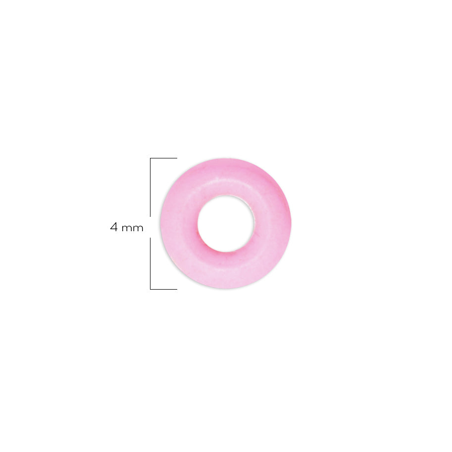 Oring Pequeño Por Unidad Rosado Bebé Grueso