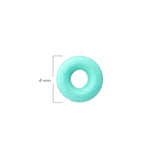 Oring Pequeño Por Unidad Verde Menta Grueso