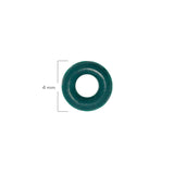 Oring Pequeño Por Unidad Verde Oscuro Grueso
