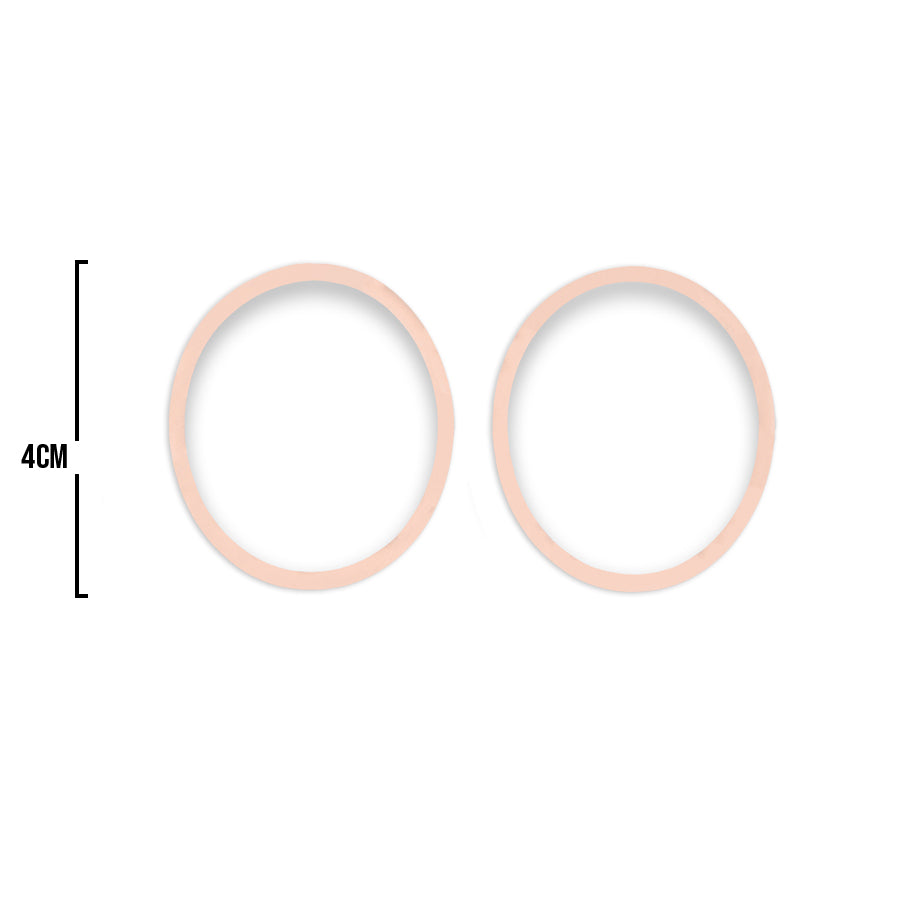 Oring Por Par Grueso Mandarina