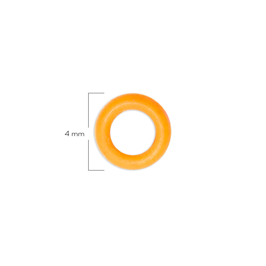 Oring Pequeño Por Unidad Naranja Delgado