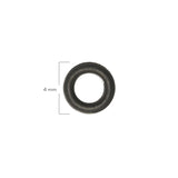 Oring Pequeño Por Unidad Negro Delgado
