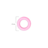 Oring Pequeño Por Unidad Rosado Bebé Delgado