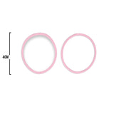 Oring Por Par Grueso Rosado Bebé
