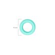 Oring Pequeño Por Unidad Verde Menta Delgado