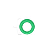 Oring Pequeño Por Unidad Verde Neón Delgado