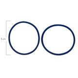 Oring Por Par Delgado Azul Rey