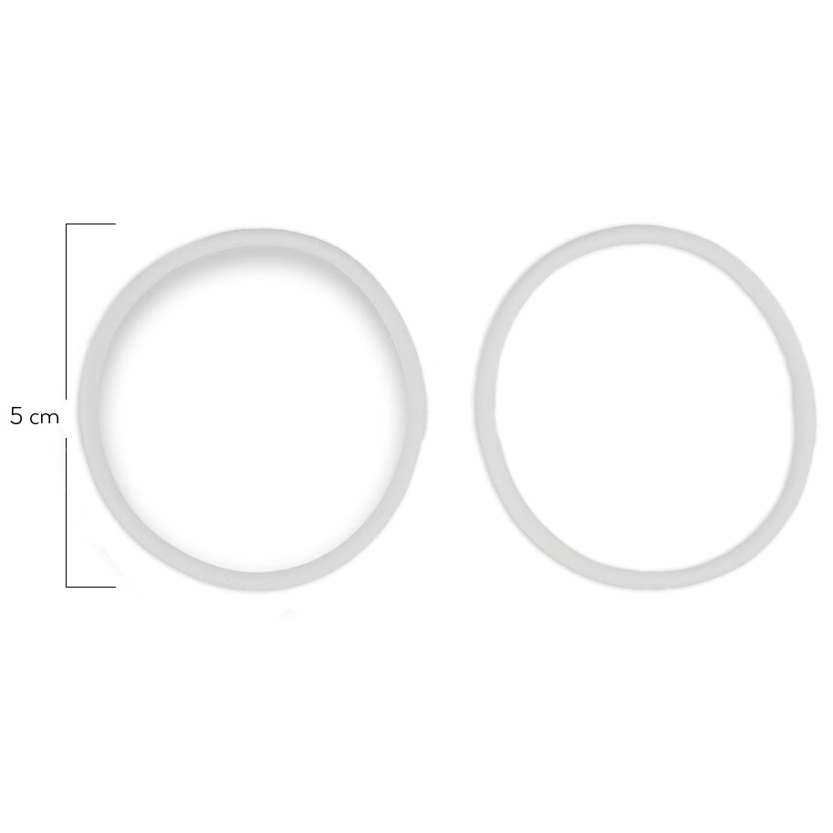 Oring Por Par Delgado Blanco