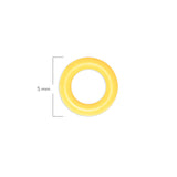 Oring Pequeño Por Unidad Amarillo Delgado
