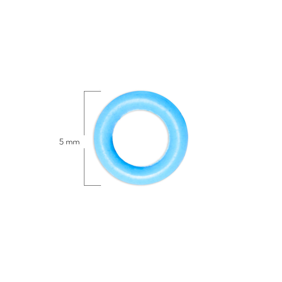 Oring Pequeño Por Unidad Azul Cielo Delgado