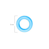 Oring Pequeño Por Unidad Azul Cielo Delgado
