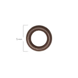 Oring Pequeño Por Unidad Café Delgado