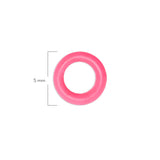 Oring Pequeño Por Unidad Fucsia Delgado