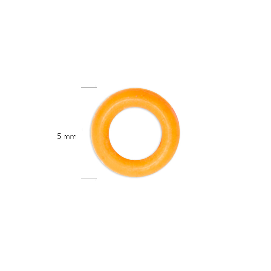 Oring Pequeño Por Unidad Naranja Delgado
