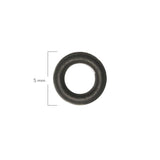 Oring Pequeño Por Unidad Negro Delgado