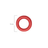Oring Pequeño Por Unidad Rojo Delgado